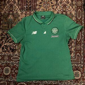 2015-16 Celtic New Balance Polo Shirt - 9/10 - (L)